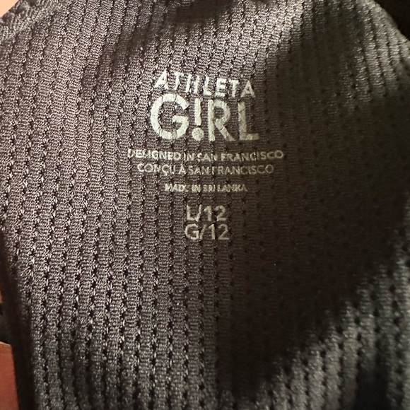 Athleta Black Racerback Tank Top - Picture 3 of 3
